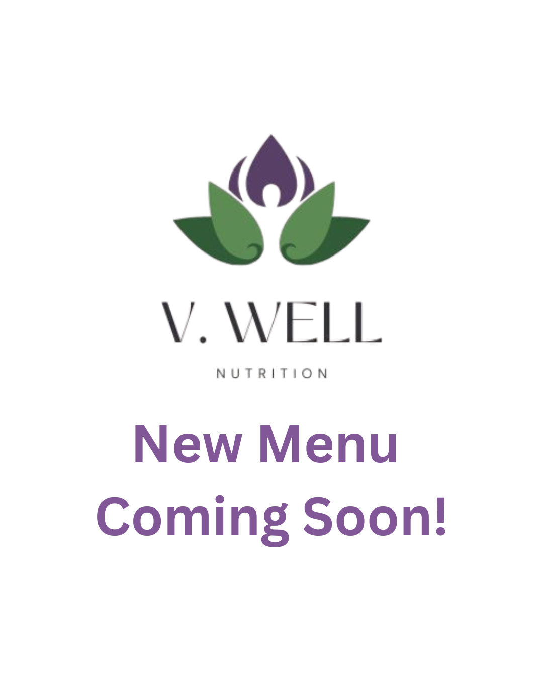 New Menu Coming Soon!