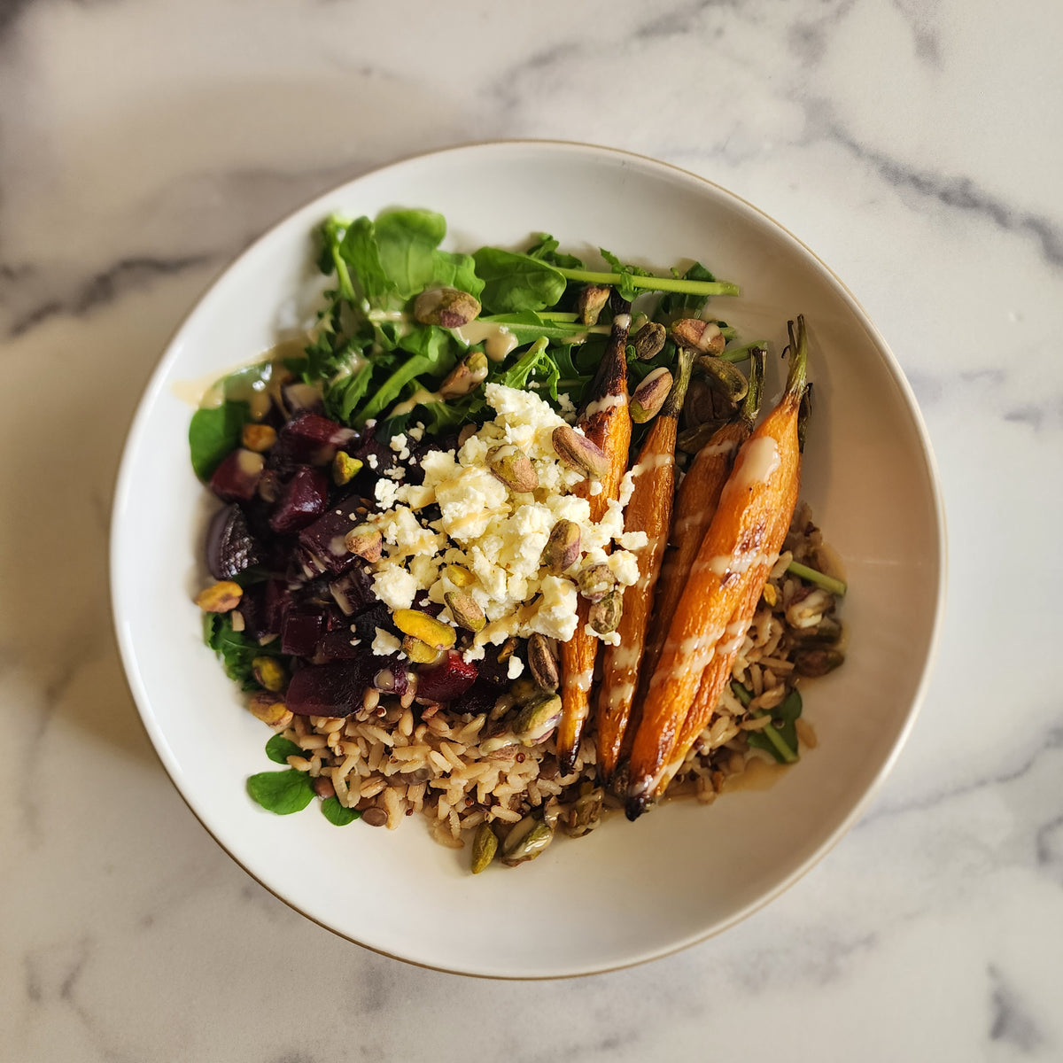 Grain Bowl: Roasted Beet